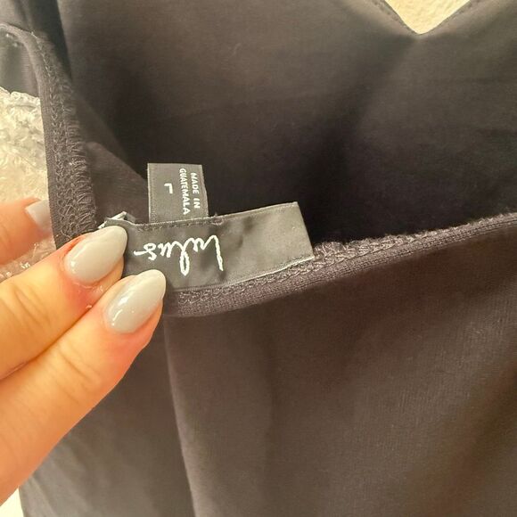 Lulus Stun like me body con black dress size large - Picture 4 of 8